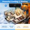 Costway 12000 BTU Wifi Enabled Mini Split Air Conditioner & Heater with Heat Pump Black/White